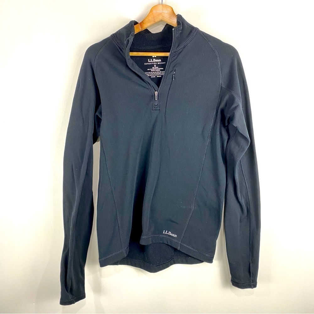 L.L. Bean‎ Expedition Weight 1/4 Zip Up Pullover Shirt Jacket Sweater Size Small